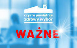 Zdjęcie do Informacja dotyczca programu "Czyste Powietrze"