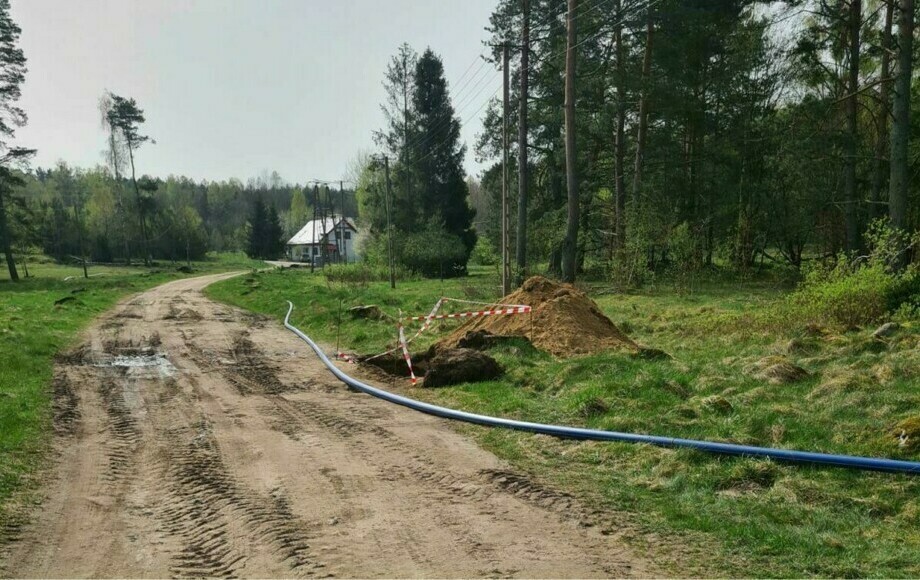 Zdjęcie do Budowa sieci wodociągowej w miejscowości Laski