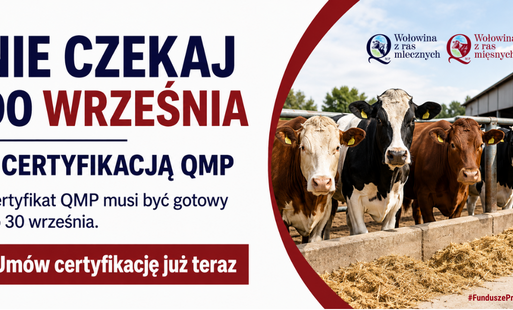 Zdjęcie do Rolniku! Nie czekaj do września z certyfikacją QMP