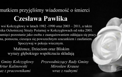 Zdjęcie do KONDOLENCJE