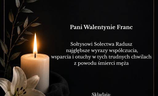 Zdjęcie do Kondolencje 